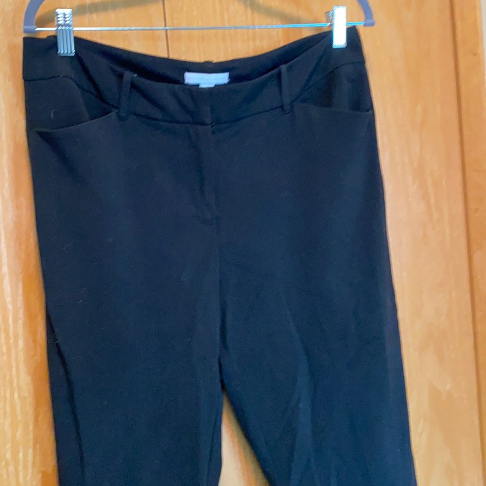 Tall Black Dress Pants with Boot Leg